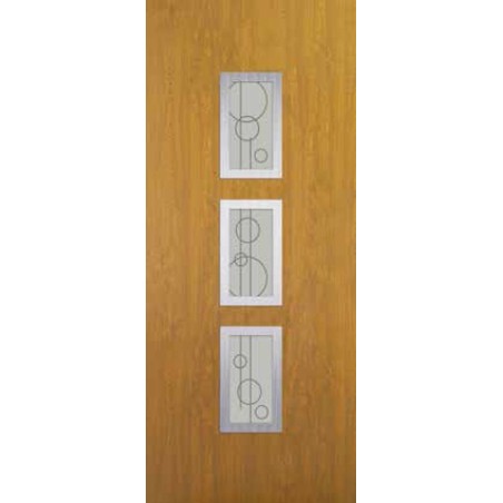 S-Line Friedberg Glas 3 bejárati ajtópanel betét