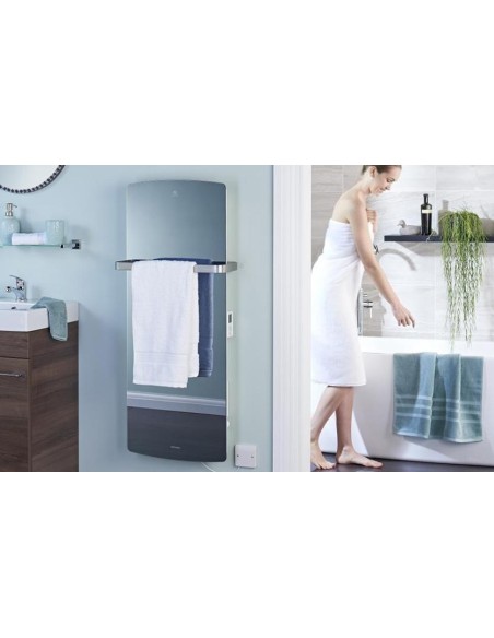 TRP 100 M Fürdőszobai törölközőszárítós fűtőpanel - tükör