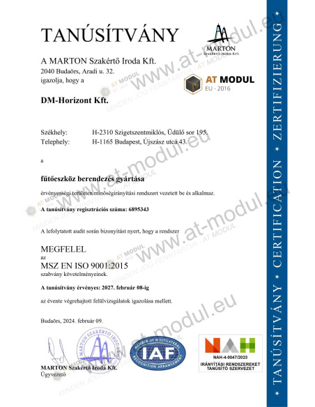 AT-fűtőmodul 12 Kw